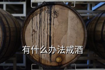 有什么办法戒酒