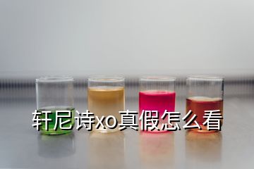 轩尼诗xo真假怎么看