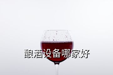 酿酒设备哪家好