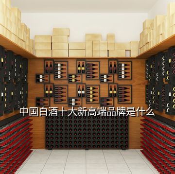 中国白酒十大新高端品牌是什么