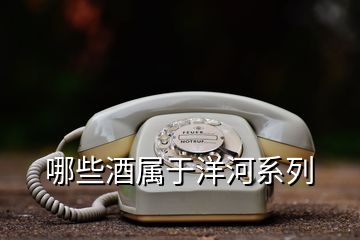 哪些酒属于洋河系列
