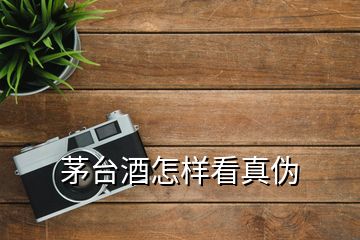茅台酒怎样看真伪
