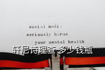 轩尼诗理查 多少钱瓶