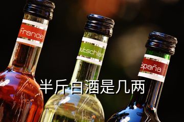 半斤白酒是几两