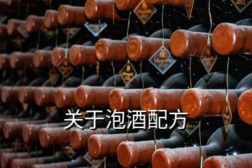 关于泡酒配方