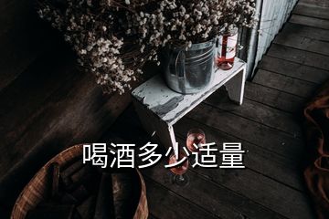 喝酒多少适量