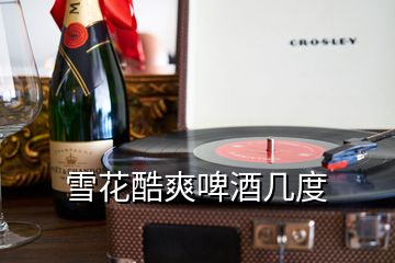 雪花酷爽啤酒几度