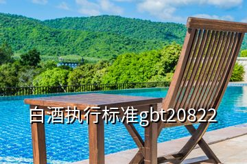 白酒执行标准gbt20822