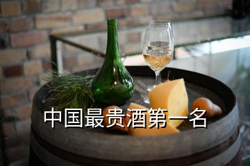 中国最贵酒第一名