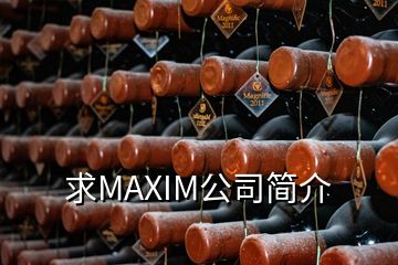 求MAXIM公司简介