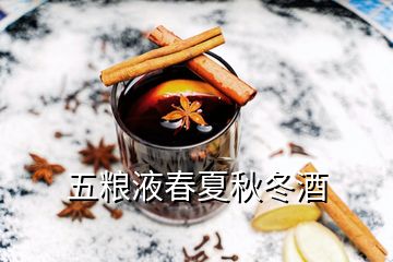 五粮液春夏秋冬酒