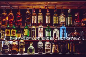 贵州茅镇源酿酒有限公司出的30年酱香型53度的赖茅多少钱一瓶