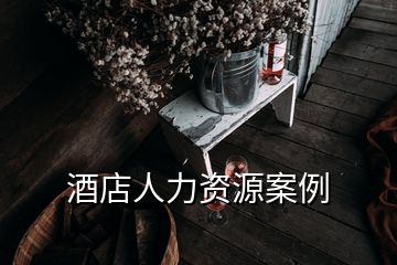 酒店人力资源案例