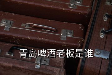 青岛啤酒老板是谁
