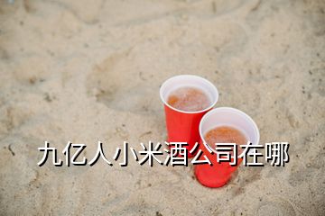 九亿人小米酒公司在哪