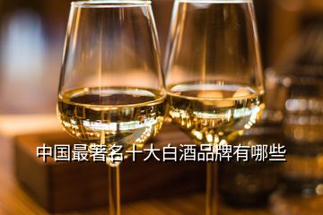 中国最著名十大白酒品牌有哪些