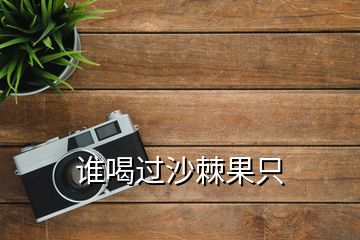 谁喝过沙棘果只