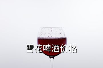 雪花啤酒价格