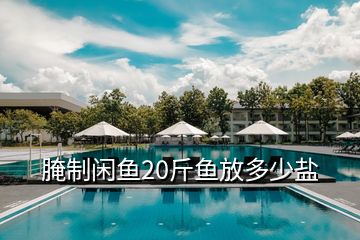 腌制闲鱼20斤鱼放多少盐