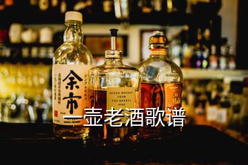 一壶老酒歌谱