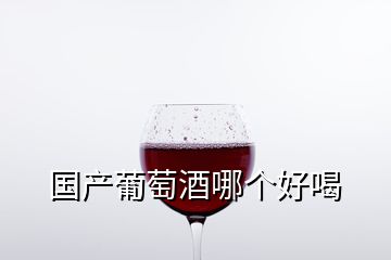 国产葡萄酒哪个好喝