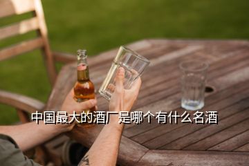中国最大的酒厂是哪个有什么名酒