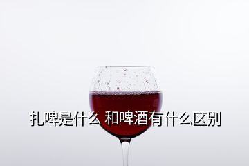 扎啤是什么 和啤酒有什么区别