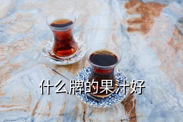 什么牌的果汁好