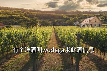 有个洋酒叫wodega求此酒信息