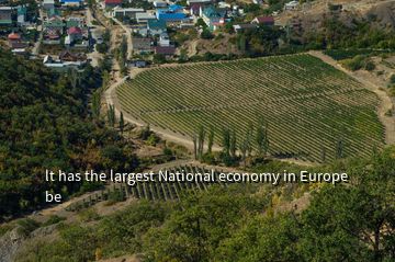 lt has the largest National economy in Europe be