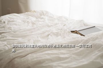 御剑乘风来除魔天地间有酒乐逍遥无酒我亦颠 一饮尽江河再