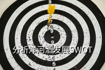 分析洋河酒发展SWOT