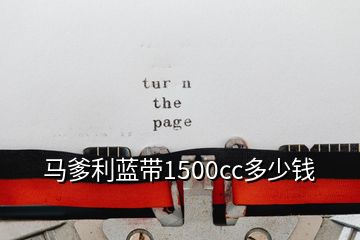 马爹利蓝带1500cc多少钱