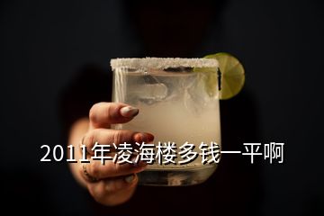 2011年凌海楼多钱一平啊