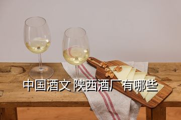 中国酒文 陕西酒厂有哪些