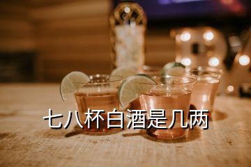 七八杯白酒是几两