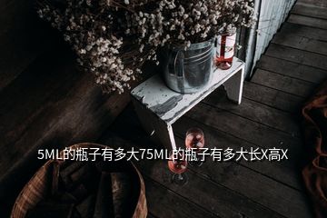 5ML的瓶子有多大75ML的瓶子有多大长X高X