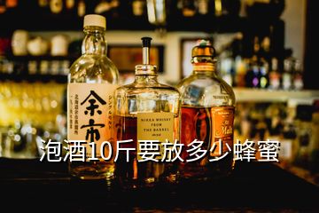 泡酒10斤要放多少蜂蜜