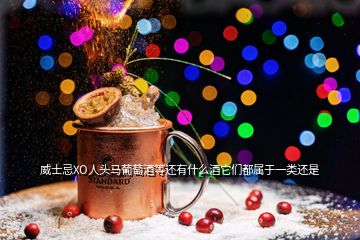 威士忌XO人头马葡萄酒等还有什么酒它们都属于一类还是