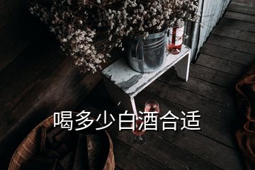 喝多少白酒合适