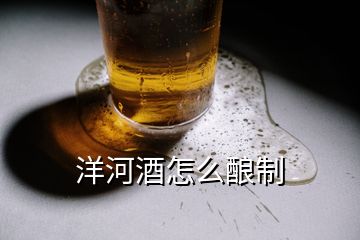 洋河酒怎么酿制