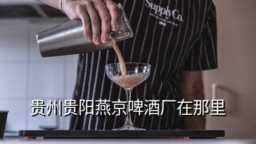 贵州贵阳燕京啤酒厂在那里