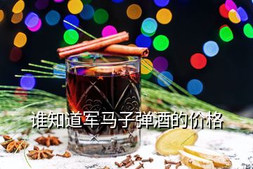 谁知道军马子弹酒的价格