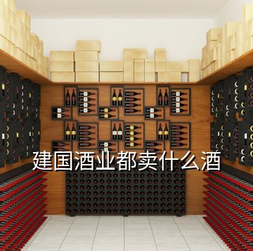 建国酒业都卖什么酒