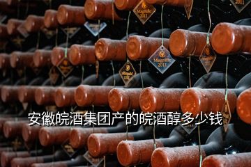 安徽皖酒集团产的皖酒醇多少钱