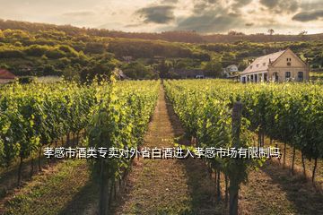 孝感市酒类专卖对外省白酒进入孝感市场有限制吗