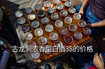 古龙洞浓香型白酒38的价格