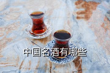 中国名酒有哪些