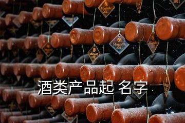 酒类产品起 名字