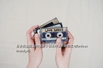 告诉我这瓶酒XO值多少钱名称法帝斯白兰地fardeas brandy45